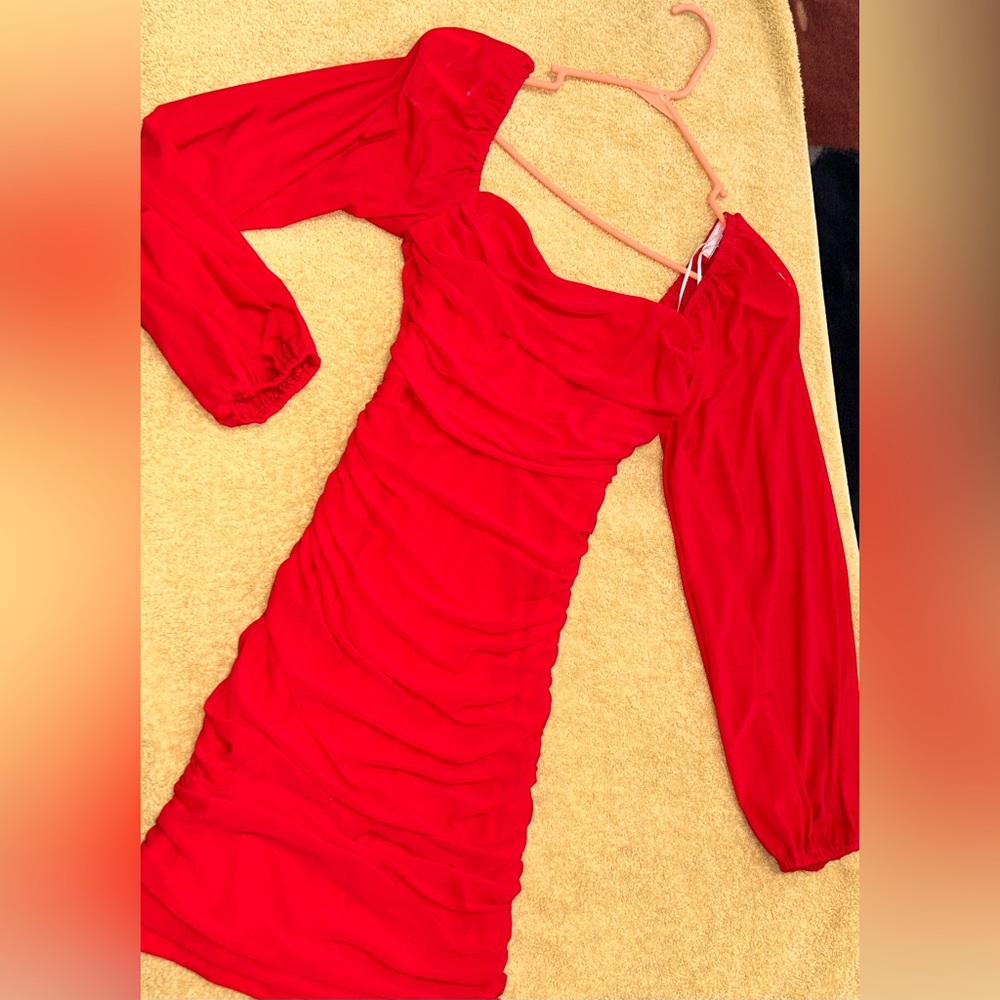 Mini red Dress